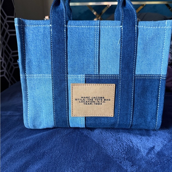 Marc Jacobs Two-Tone Denim Tote Bag - Picture 3 of 6